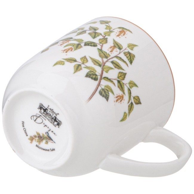 Кружка lefard "березки" 380 мл на дерев.подставке Lefard (85-2017)