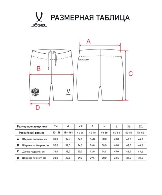 Шорты игровые JOGEL NATIONAL PerFormDRY Away Shorts, темно-синий (2110116) Шорты игровые JOGEL NATIONAL PerFormDRY Away Shorts, темно-синий (2110116)