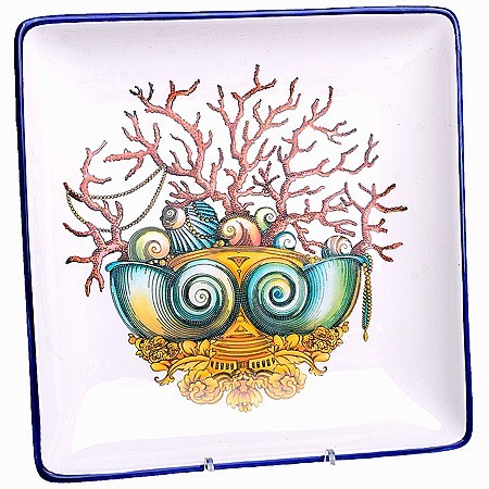 Блюдо квадратное 22х22см Страна чудес доломит LR (30819)