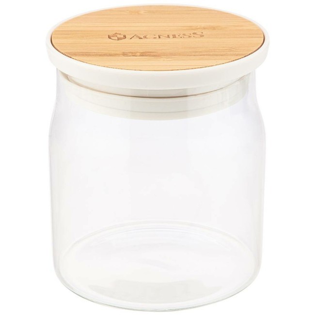 Емкость для пищевых продуктов agness "native" d=9.45см h=10.8см, 400 мл Agness (886-102)