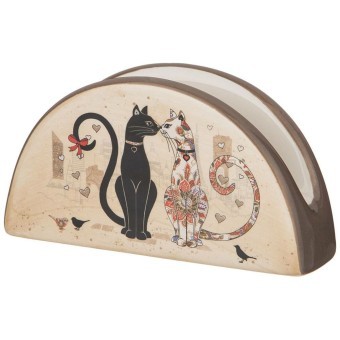 Салфетница agness "парижские коты" 13,5*4*7 см Agness (358-1729)
