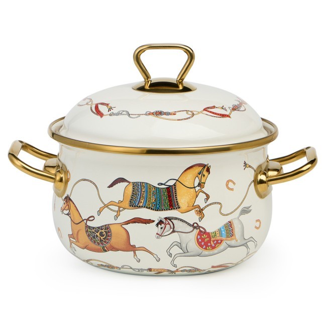 Кастрюля lefard эмалированная с крышкой, серия passage, 2,1л, диа.16см подходит для индук.плит Lefard (950-651)