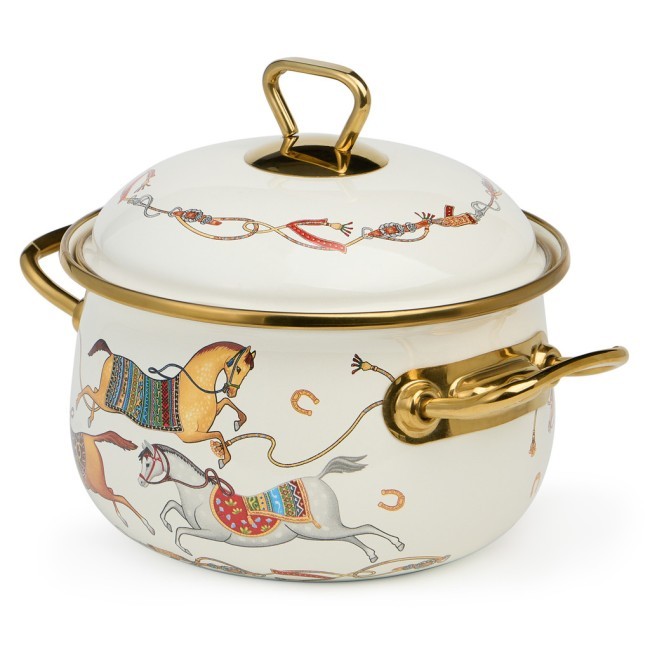 Кастрюля lefard эмалированная с крышкой, серия passage, 2,1л, диа.16см подходит для индук.плит Lefard (950-651)