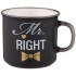 Кружка "mr. right" 280 мл Lefard (260-968)