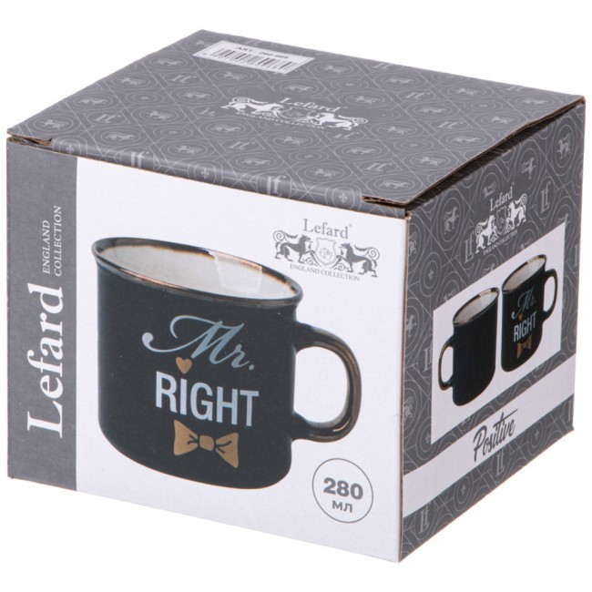 Кружка "mr. right" 280 мл Lefard (260-968)