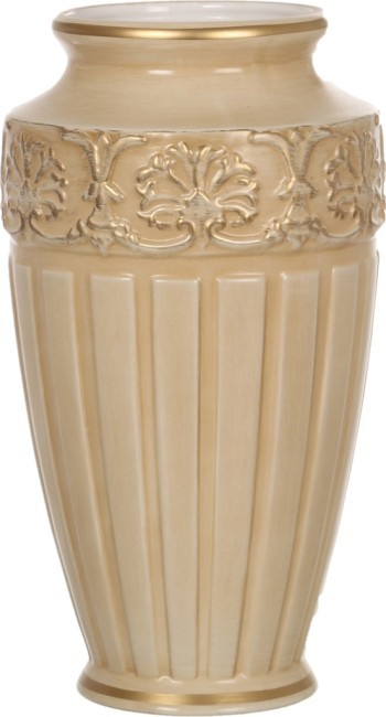 Ваза "кретенс" персиковая глянец высота=31 см. Loucicentro-Ceram. Louсa (742-044) Ваза "кретенс" персиковая глянец высота=31 см. Loucicentro-Ceram. Louсa (742-044)