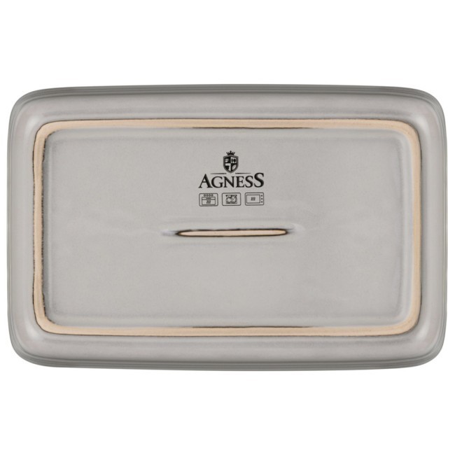 Форма для запекания grey 31,5*21*5,5 см 2000 мл Agness (780-143) Форма для запекания grey 31,5*21*5,5 см 2000 мл Agness (780-143)
