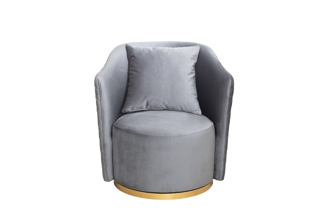 Кресло Верона(Verona/VD) вращающееся, велюр ,бирюзовый Colt1004-BIRUZ/золото 70*77*80см (TT-00014703)
