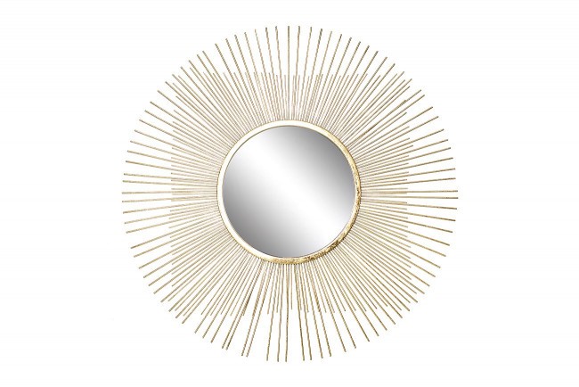 Зеркало декоративное золотое 70,5х70,5х1,9 см, центр.диам.28 см (TT-00000743)