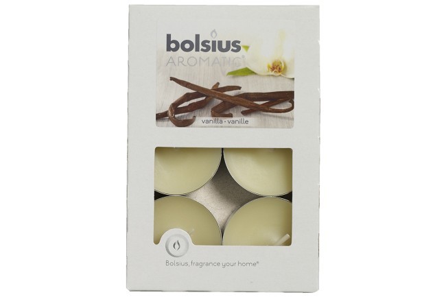 Свеча ароматическая чайная "Ваниль", комплект из 6 шт. - TT-00001517 Свеча ароматическая чайная "Ваниль", комплект из 6 шт. - TT-00001517