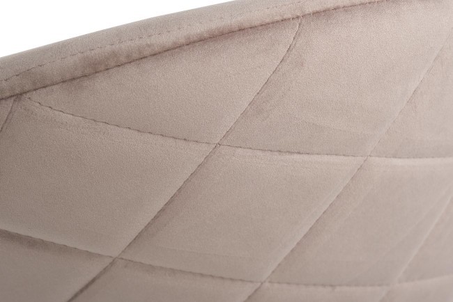 Стул велюр бежевый, мет.ножки 50*53*77см (TT-00004155)