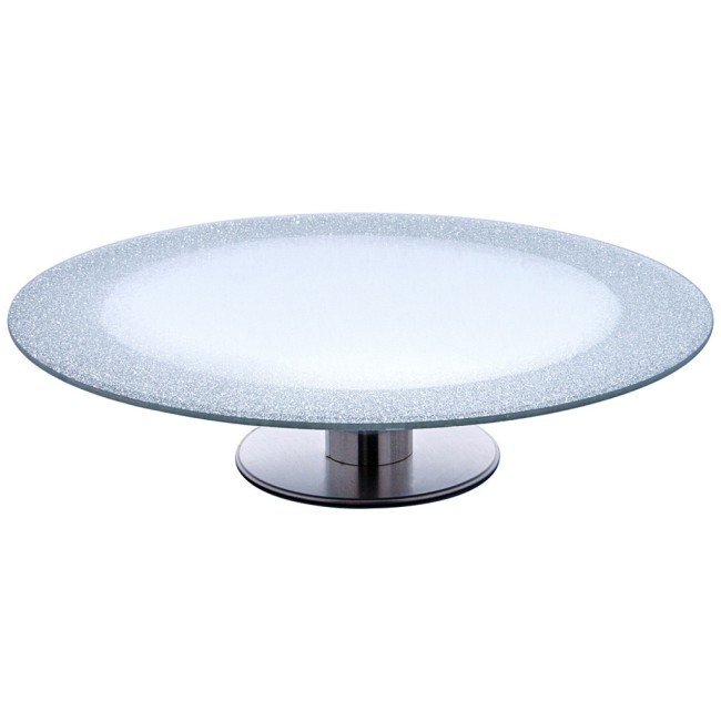 Тортовница на ножке "silver mirror" 30*7 см Agness (357-255-1)