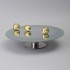Тортовница на ножке "silver mirror" 30*7 см Agness (357-255-1)