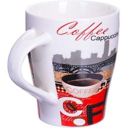 Кружка COFFEE 340 мл с ложкой LR (28471)
