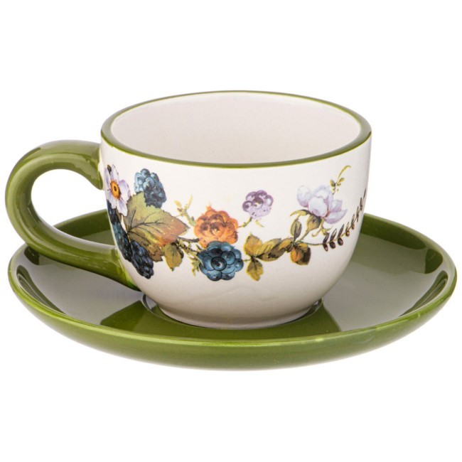 Чайная пара agness "урожай" 15*7 см  220 мл Agness (358-2083)