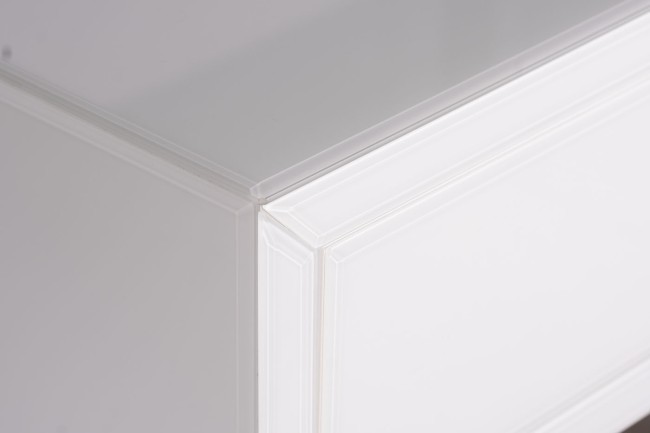 Консоль GD 2 ящика белая 120*30*78см (TT-00011301)