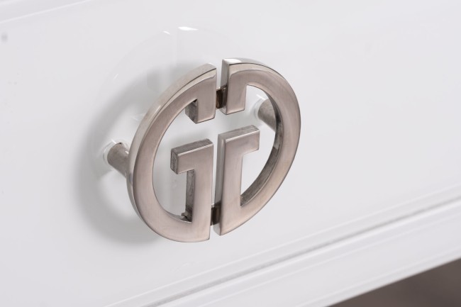 Консоль GD 2 ящика белая 120*30*78см (TT-00011301)