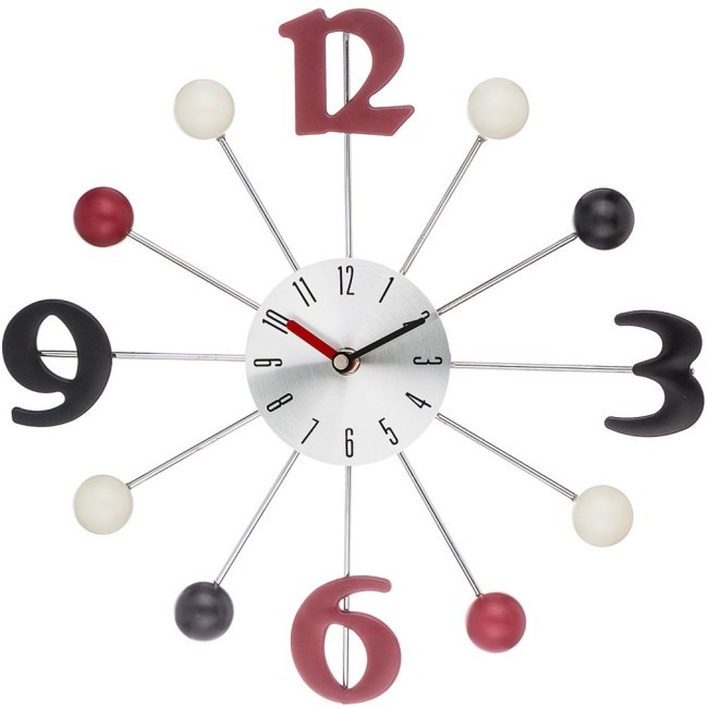 Часы настенные 32,5*32,5*4 см циферблат диаметр=10 см Lefard (764-035)