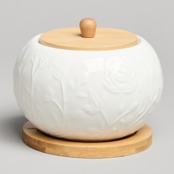 Сахарница lefard "meadow" с дер. крышкой на дер. подставке 12*9,5 см 450 мл Lefard (587-208) Сахарница lefard "meadow" с дер. крышкой на дер. подставке 12*9,5 см 450 мл Lefard (587-208)
