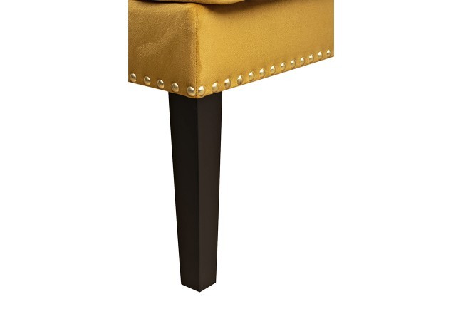 Кресло Rimini велюр горчичный Colton 022-ORANG 74*84*104см с подушкой - TT-00011016