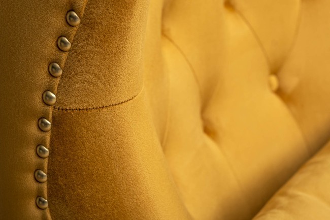 Кресло Rimini велюр горчичный Colton 022-ORANG 74*84*104см с подушкой - TT-00011016