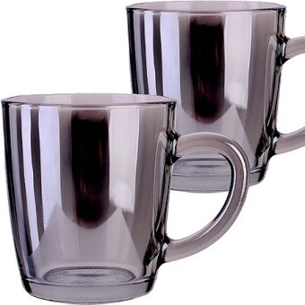 Набор 2-х кружек Сияющий графит 350 мл (GR531-06)