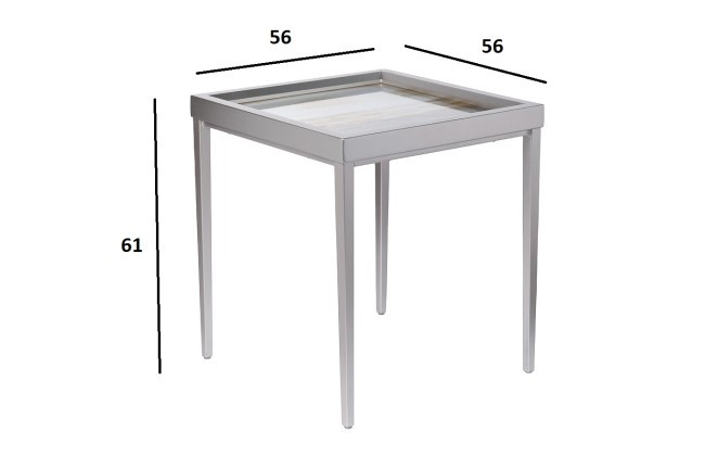 Стол журнальный "Mirage" 56*56*61см (TT-00010556) Стол журнальный "Mirage" 56*56*61см (TT-00010556)