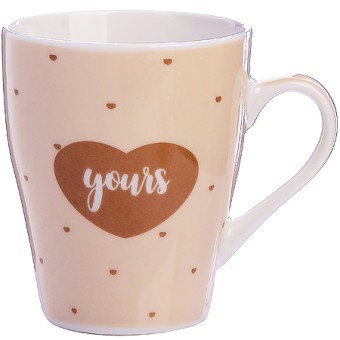 Кружка 340мл Сердечки Yours LR (9-31220-4) Кружка 340мл Сердечки Yours LR (9-31220-4)