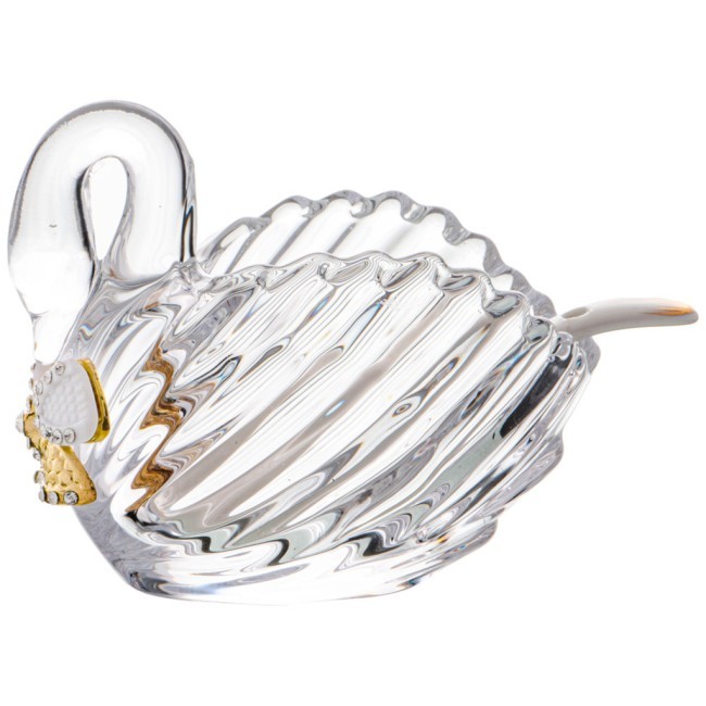 Икорница "лебедь venezia" с ложкой 95 мл. 11*6*9,5 см. коллекция "muza" Lefard (355-099) Икорница "лебедь venezia" с ложкой 95 мл. 11*6*9,5 см. коллекция "muza" Lefard (355-099)