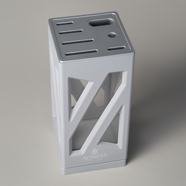 Набор ножей agness нжс на пластиковой вращающейся подставке 8 пр. Agness (911-761) Набор ножей agness нжс на пластиковой вращающейся подставке 8 пр. Agness (911-761)