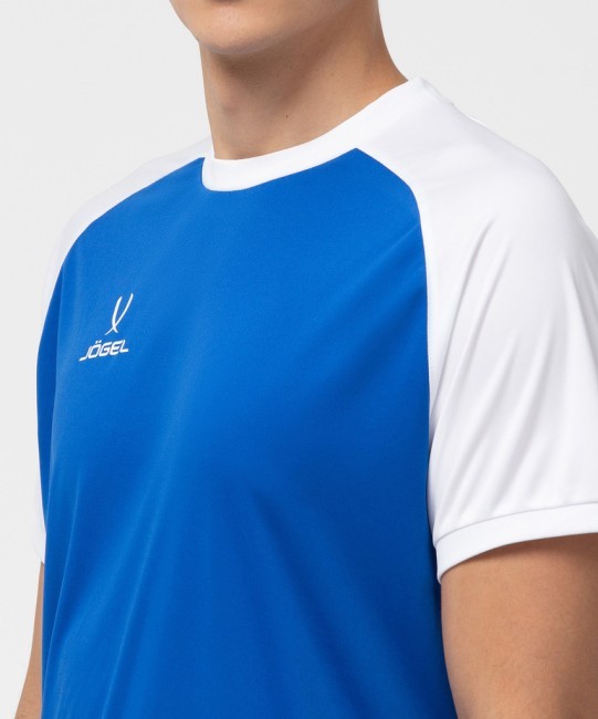 Футболка игровая JOGEL CAMP Reglan Jersey, синий/белый (701688) Футболка игровая JOGEL CAMP Reglan Jersey, синий/белый (701688)