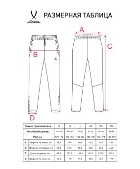 Брюки спортивные JÖGEL CAMP 2 Lined Pants, темно-серый (2112570)