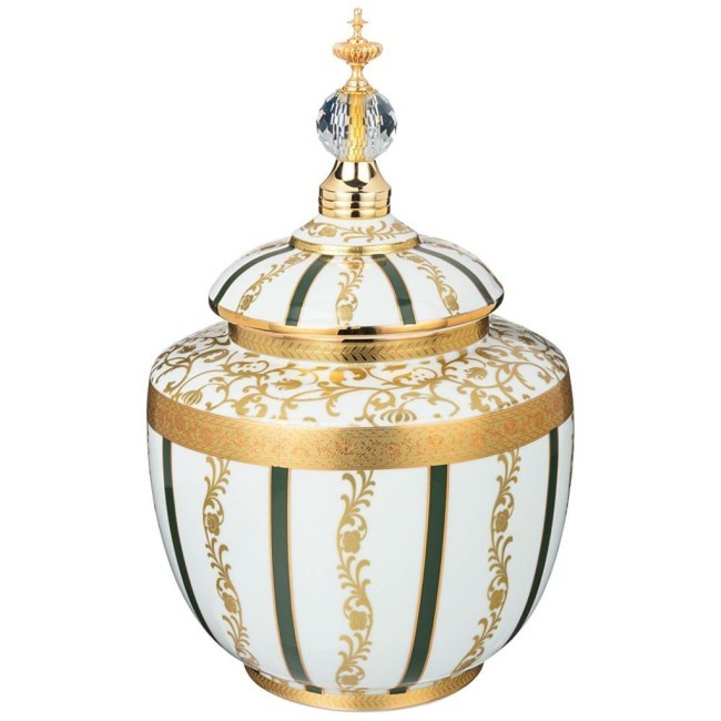 Ваза с крышкой 22*22*35 см Lefard (46-1343)