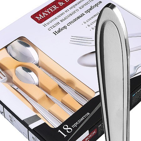 Набор столовых приборов 18 предметов нерж/ст Mayer&Boch(12) (40543) Набор столовых приборов 18 предметов нерж/ст Mayer&Boch(12) (40543)