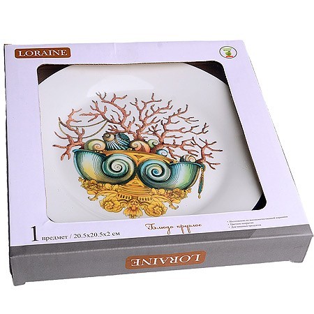 Блюдо круглое 20,5см Страна чудес доломит LR (30820) Блюдо круглое 20,5см Страна чудес доломит LR (30820)