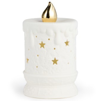 Статуэтка "свеча" с led-подсветкой 8,8х8,8х14,8 см Lefard (146-2252)