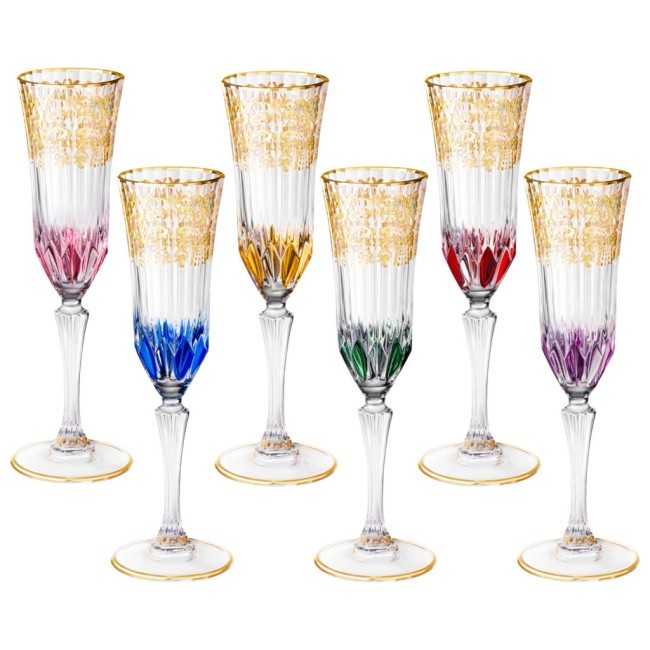 Набор бокалов для шампанского из 6 шт. 180 шт. SAME (103-632) Набор бокалов для шампанского из 6 шт. 180 шт. SAME (103-632)