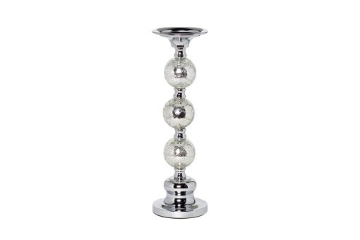 Подсвечник никелированный d11*32см (TT-00000891) Подсвечник никелированный d11*32см (TT-00000891)