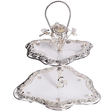 Конфетница 2-х ярус 35х34,5х42см Mayer&Boch (30826)