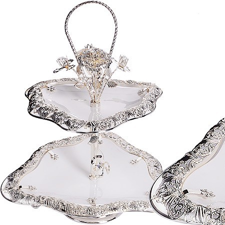 Конфетница 2-х ярус 35х34,5х42см Mayer&Boch (30826)