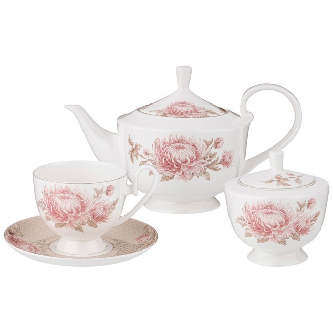 Чайный сервиз lefard "астра" на 6 пер. 14 пр. 1200/320/250 мл Lefard (415-2247) Чайный сервиз lefard "астра" на 6 пер. 14 пр. 1200/320/250 мл Lefard (415-2247)