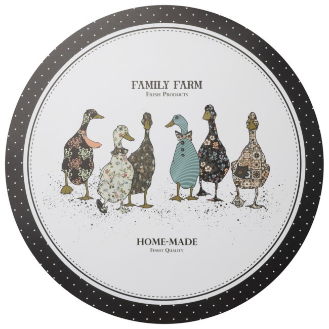 Набор подстановочных салфеток "family farm" из 4 шт., диаметр=38 см Lefard (771-121)
