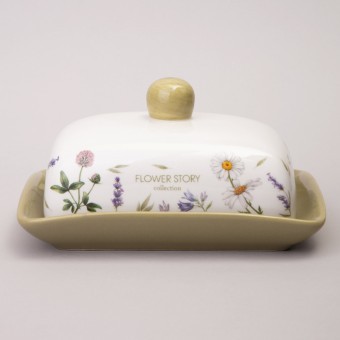 Масленка agness "flower story" 17*12,5*8,5 см Agness (358-2175)