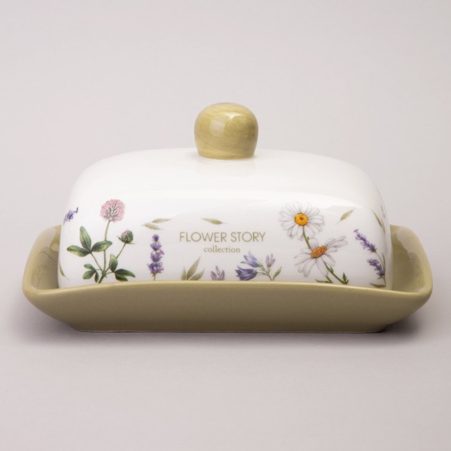 Масленка agness "flower story" 17*12,5*8,5 см Agness (358-2175)