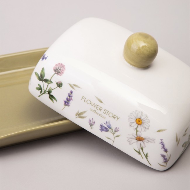 Масленка agness "flower story" 17*12,5*8,5 см Agness (358-2175)