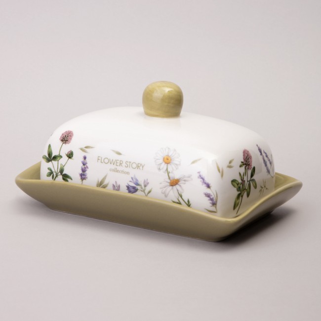 Масленка agness "flower story" 17*12,5*8,5 см Agness (358-2175)