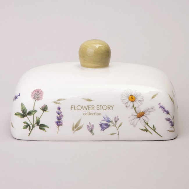 Масленка agness "flower story" 17*12,5*8,5 см Agness (358-2175)