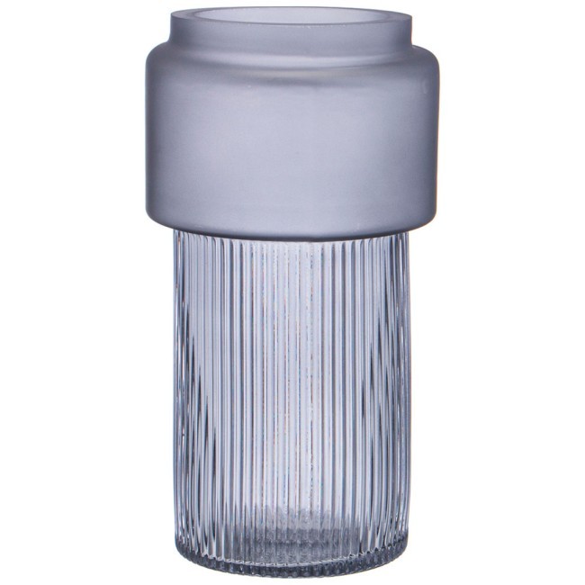 Ваза "jade" grey диаметр 10см высота 20см Lefard (182-1026)