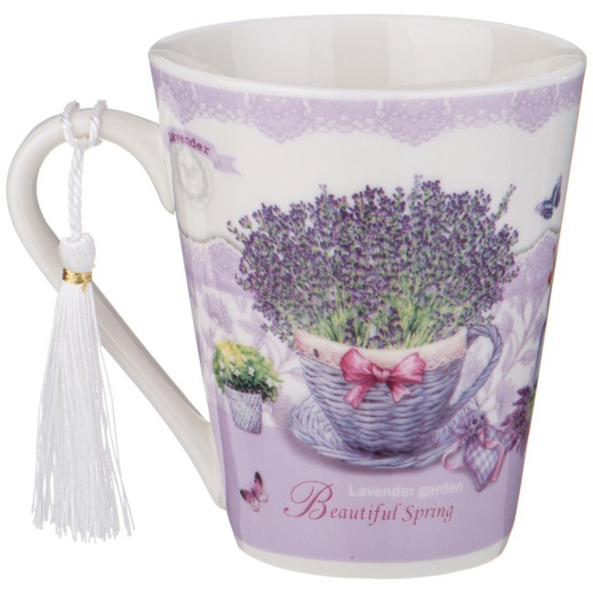Кружка lefard лавандовая весна 340 мл Lefard (87-307)