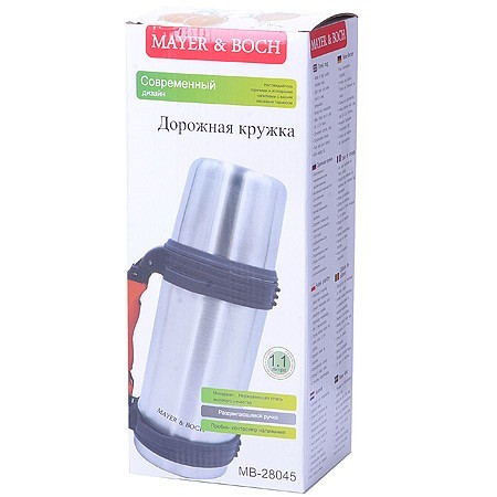 Термос нерж.1л мет/колба Mayer&Boch (28045)